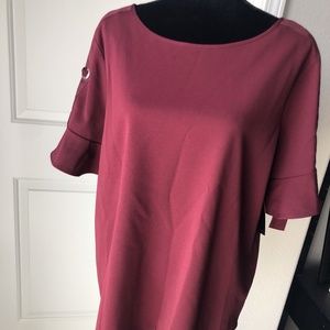 Wine color shirt , business